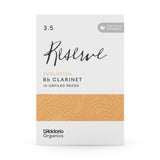 D'Addario Organic Reserve Evolution Bb Clarinet Reeds, Strength 3.5, 10-pack