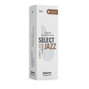 D'Addario Organic Select Jazz Unfiled Tenor Sax Reeds, Strength 3 Hard, 5-pack
