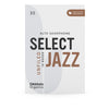 D'Addario Organic Select Jazz Unfiled Alto Sax Reeds, Strength 3 Soft, 10-pack