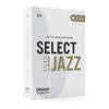 D'Addario Organic Select Jazz Filed Alto Sax Reeds, Strength 4 Soft, 10-pack