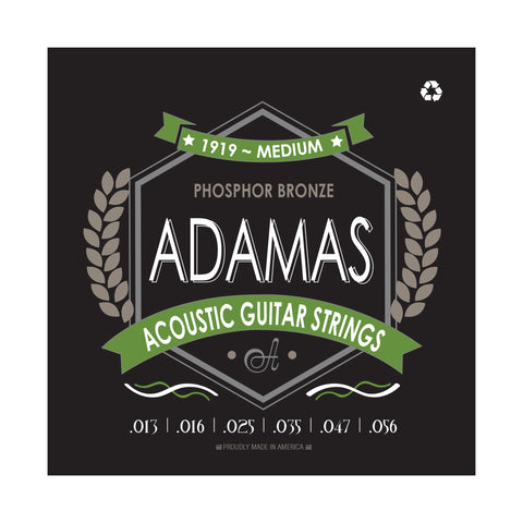 Adamas Acoustic Guitar Strings Medium .013-.056