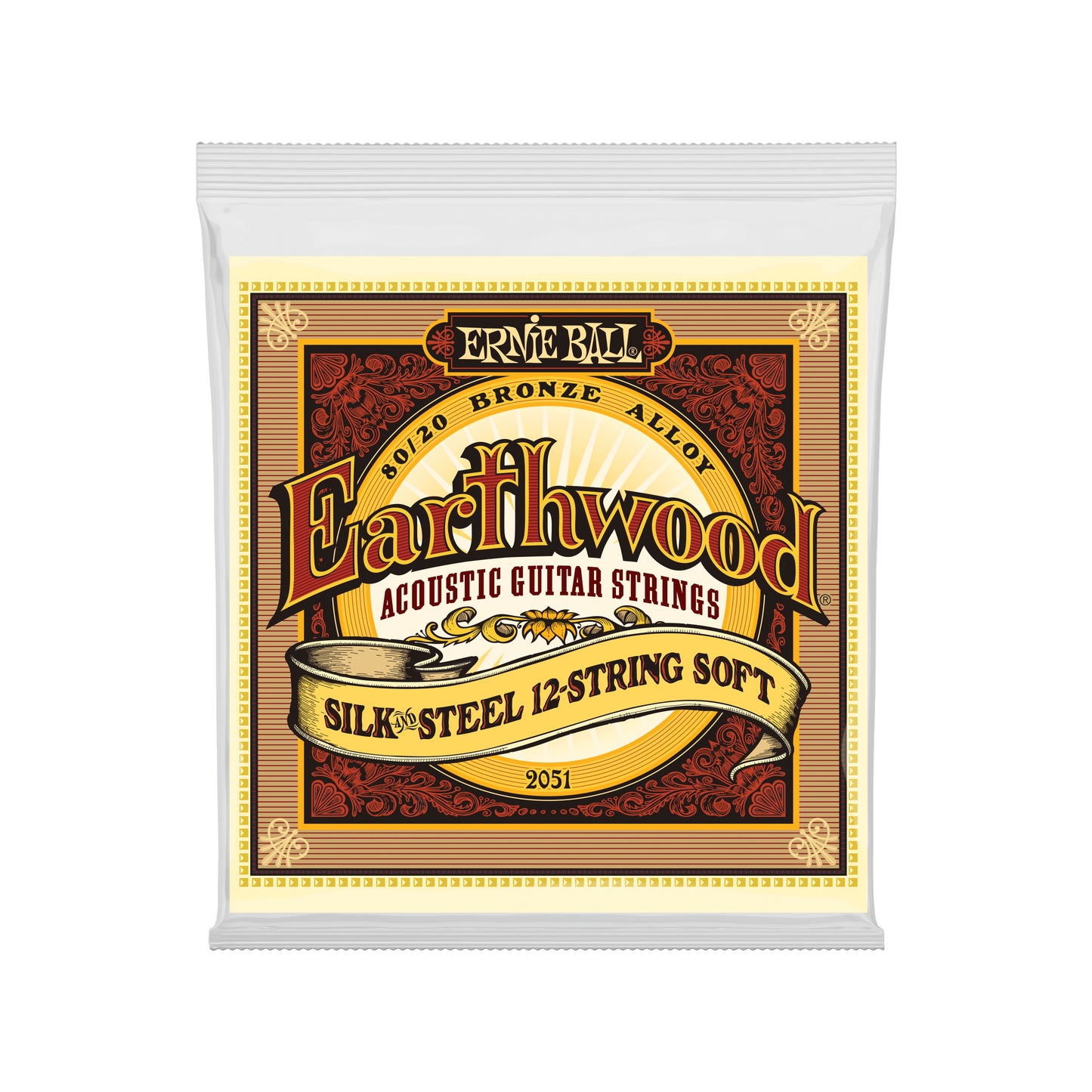 Ernie Ball Earthwood Soft 12-String 80/20 Bronze Acoustic Guitar Strings - 9-46