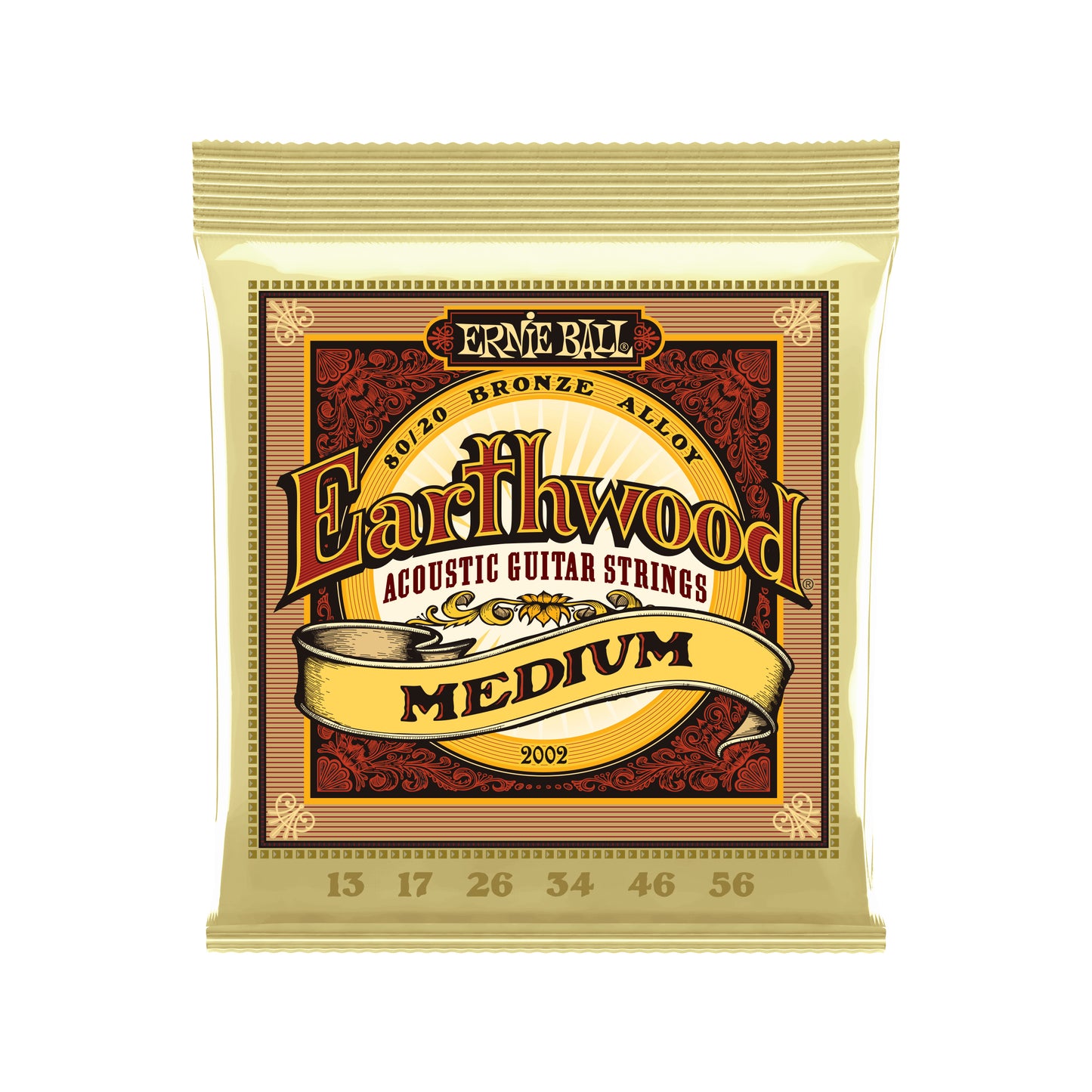 Ernie Ball Paradigm Medium 80/20 Bronze Acoustic Guitar Strings - 13-56 Gauge