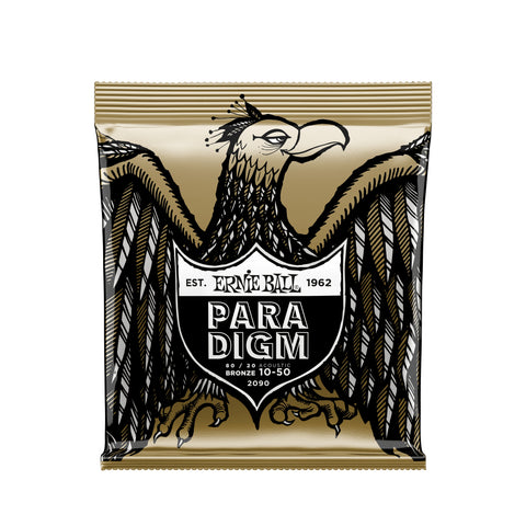 Ernie Ball Paradigm Extra Light 80/20 Bronze Acoustic Guitar Strings - 10-50