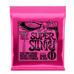 Ernie Ball Super Slinky Nickel Wound Electric Guitar Strings - 9-42 Gauge