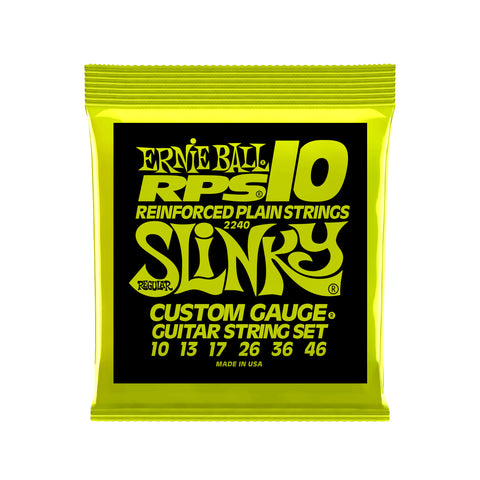 Ernie Ball Regular Slinky RPS Nickel Wound Electric Guitar Strings - 10-46 Gauge