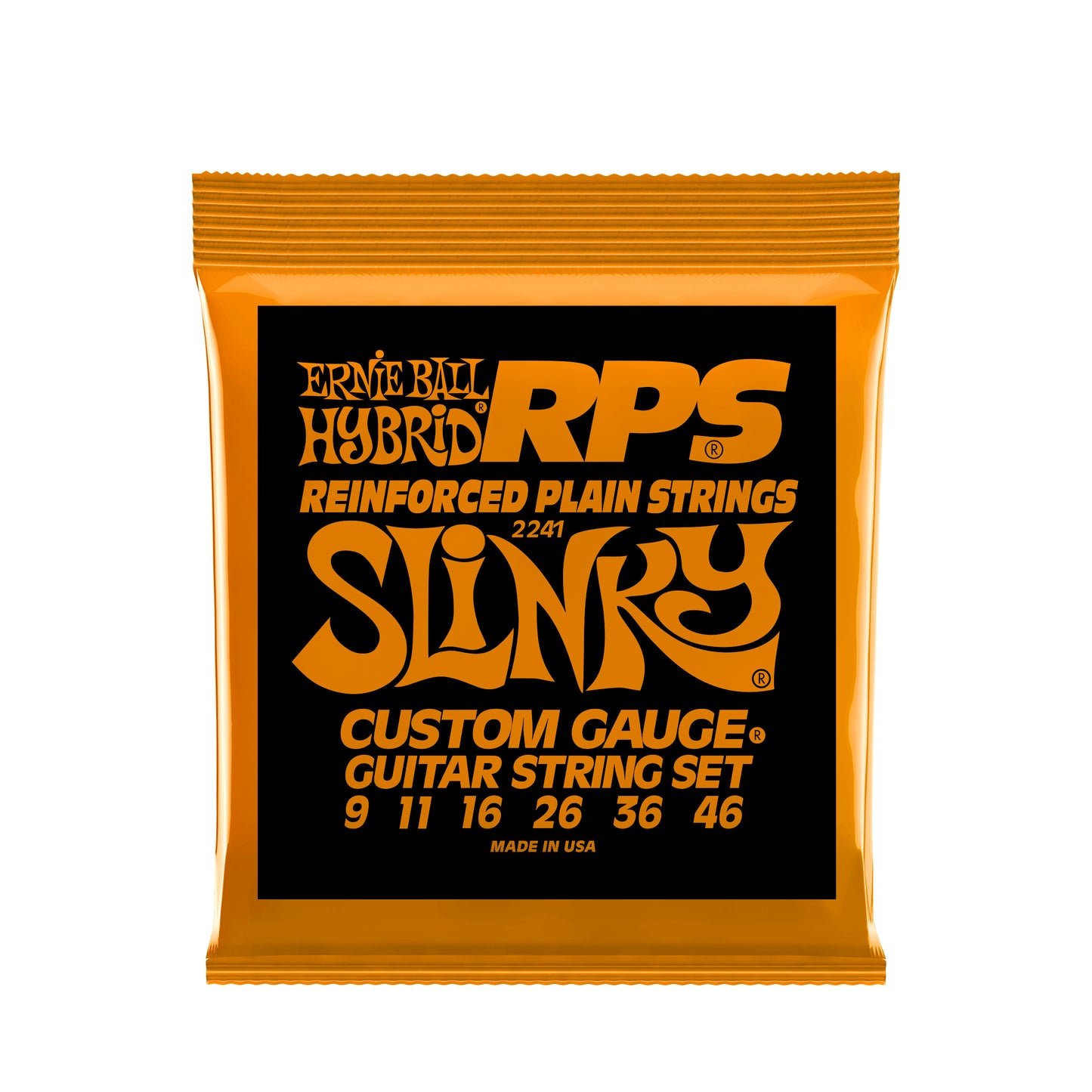 Ernie Ball Hybrid Slinky RPS Nickel Wound Electric Guitar Strings - 9-46 Gauge