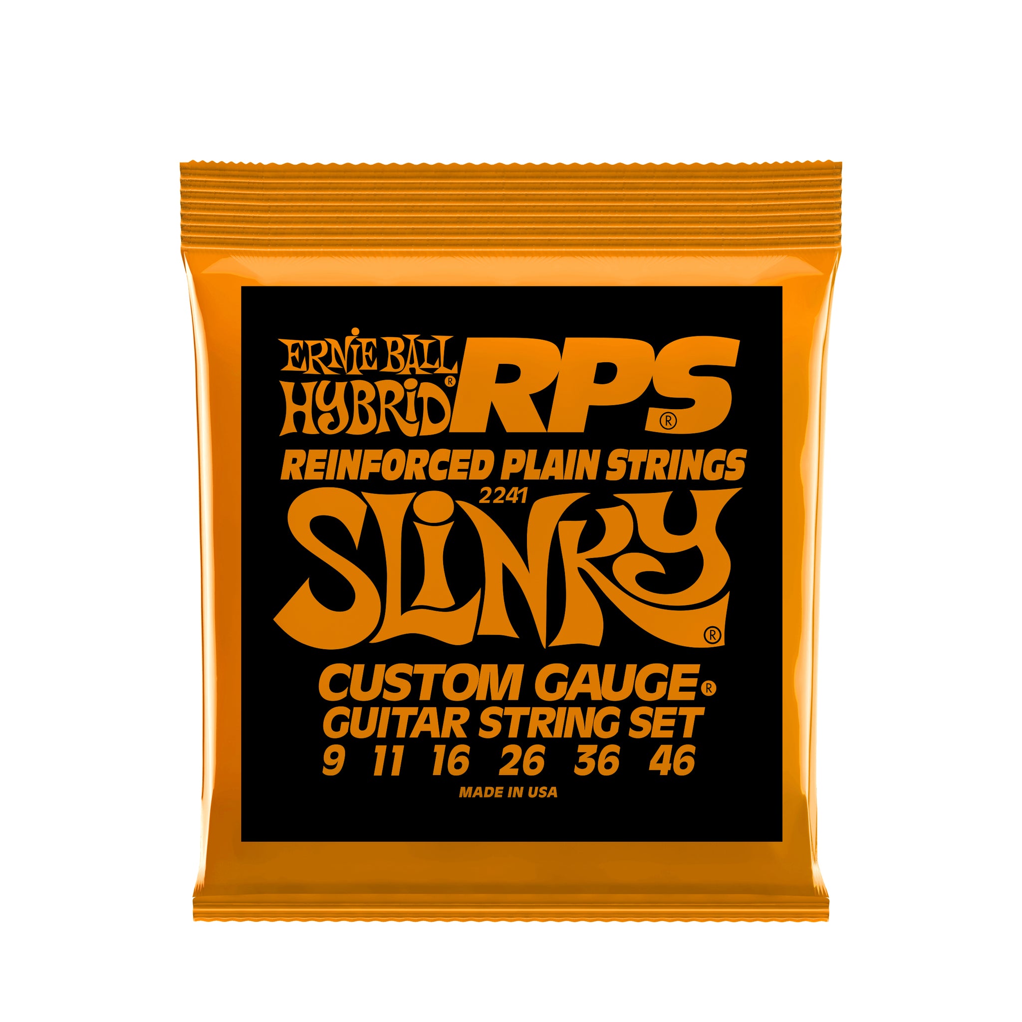 Ernie Ball Hybrid Slinky RPS Nickel Wound Electric Guitar Strings - 9-46 Gauge