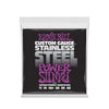 Ernie Ball Power Slinky Stainless Steel Wound Electric Guitar Strings - 11-48