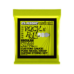 Ernie Ball Regular Slinky Classic Pure Nickel Wrap Electric Guitar Strings 10-46