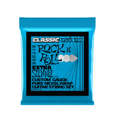 Ernie Ball Extra Slinky Classic Pure Nickel Wrap Electric Guitar Strings 8-38