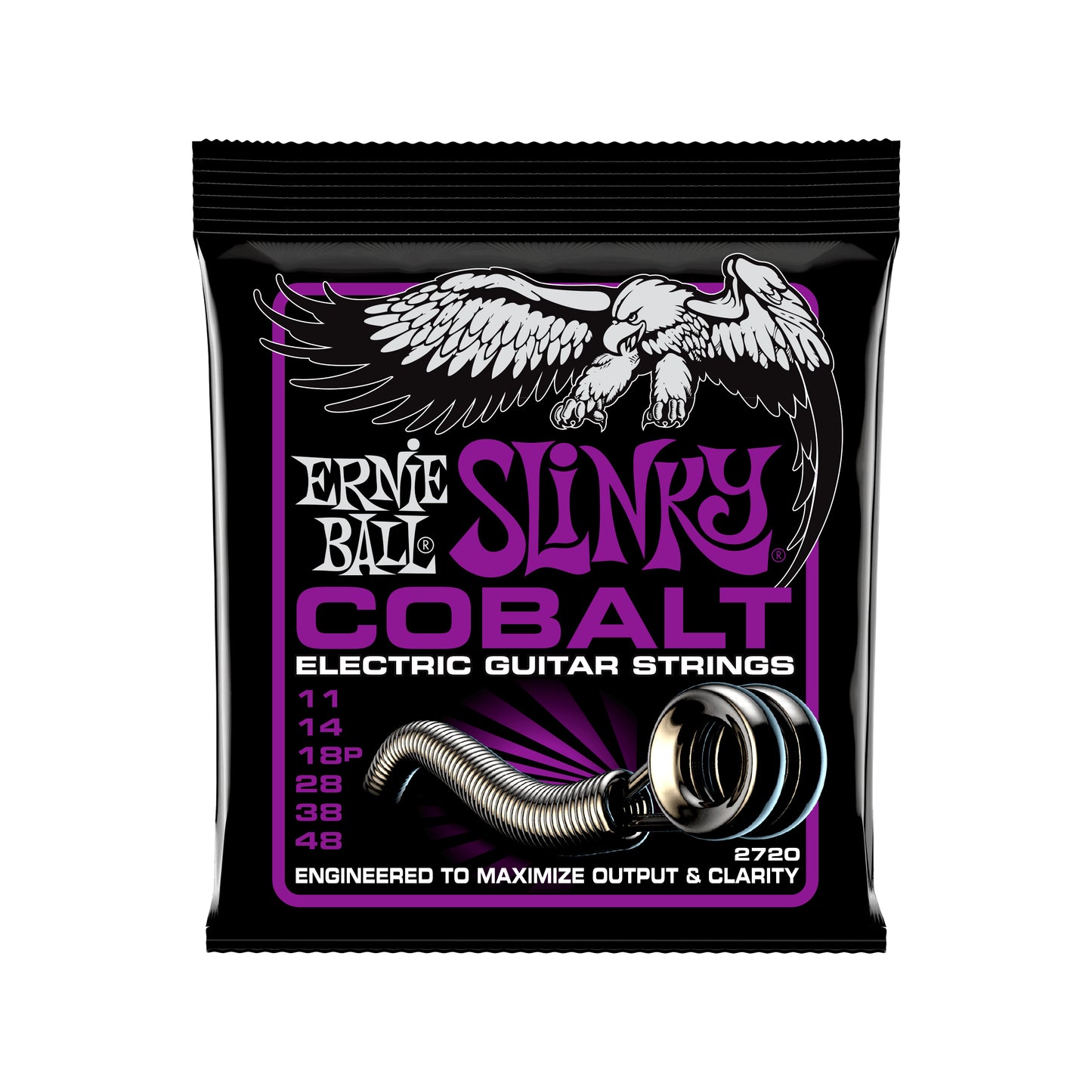 Ernie Ball Power Slinky Cobalt Electric Guitar Strings - 11-48 Gauge