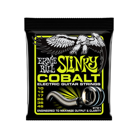 Ernie Ball Regular Slinky Cobalt Electric Guitar Strings - 10-46 Gauge