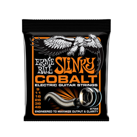 Ernie Ball Hybrid Slinky Cobalt Electric Guitar Strings - 9-46 Gauge