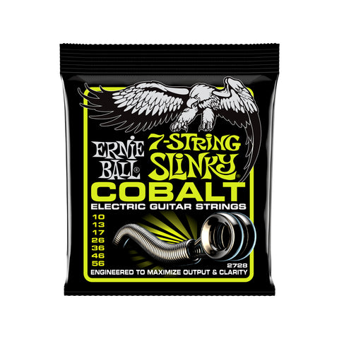 Ernie Ball Regular Slinky Cobalt 7-String Electric Guitar Strings - 10-56 Gauge