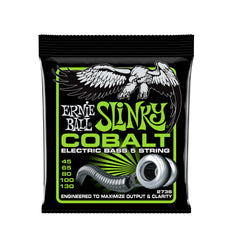 Ernie Ball Bass 5 Slinky Cobalt Electric Bass Strings - 45-130 Gauge