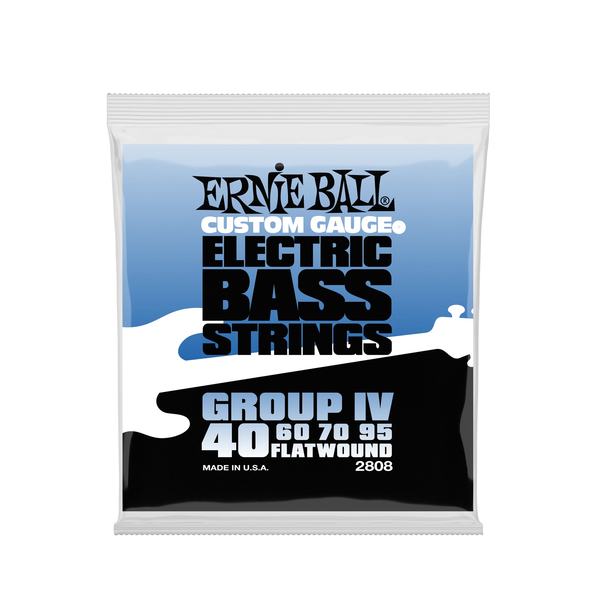 Ernie Ball Flatwound Group IV Electric Bass Strings - 40-95 Gauge
