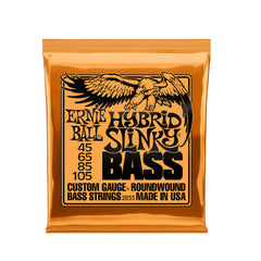 Ernie Ball Hybrid Slinky Nickel Wound Electric Bass Strings - 45-105 Gauge