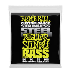 Ernie Ball Regular Slinky Stainless Steel Electric Bass Strings - 50-105 Gauge