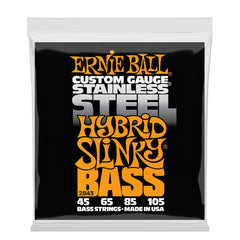 Ernie Ball Hybrid Slinky Stainless Steel Electric Bass Strings - 45-105 Gauge