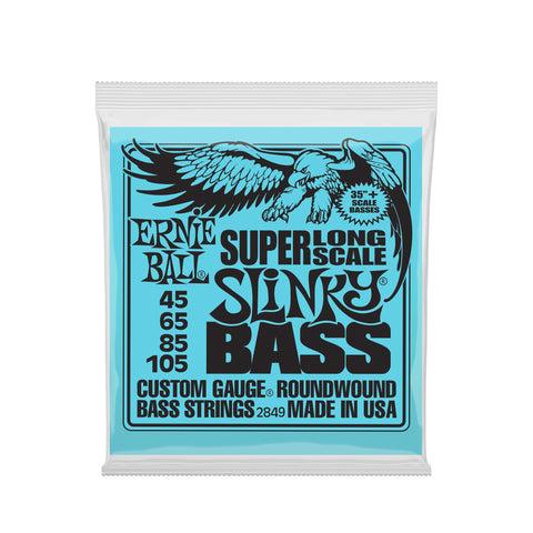 Ernie Ball Super Long Scale Slinky Electric Bass Strings - 45-105 Gauge