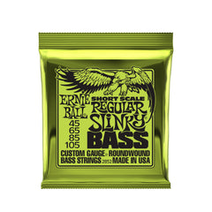 Ernie Ball Regular Slinky Nickel Wound Short Scale Bass Strings - 50-105 Gauge