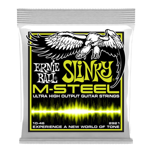 Ernie Ball Regular Slinky M-Steel Electric Guitar Strings - 10-46 Gauge