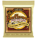 Ernie Ball Earthwood Cus Med 80/20 Bronze Acoustic Guitar Strings 3-Pack 12.5-56