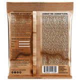 Ernie Ball Earthwood Custom Med Phosphor Bronze Acoustic Strings 3 Pack, 12.5-56
