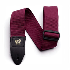 Ernie Ball Burgundy Polypro Guitar Strap