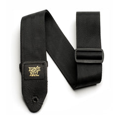 Ernie Ball 2" Seatbelt Webbing Guitar Strap Black