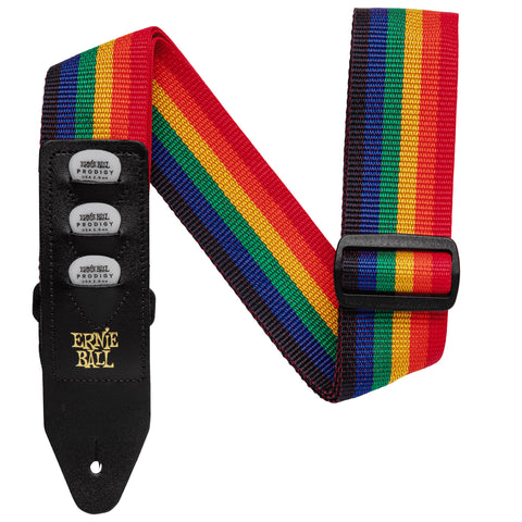 Ernie Ball Rainbow Polypro Pickholder Strap