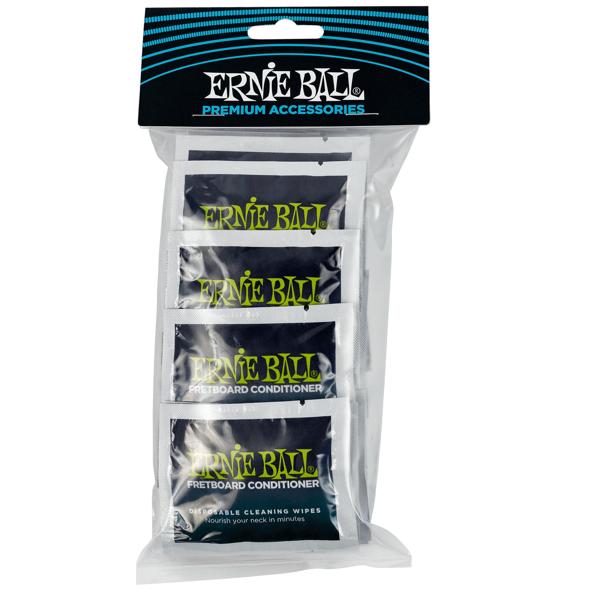 Ernie Ball Wonder Wipes Fretboard Conditioner 20 Pack  