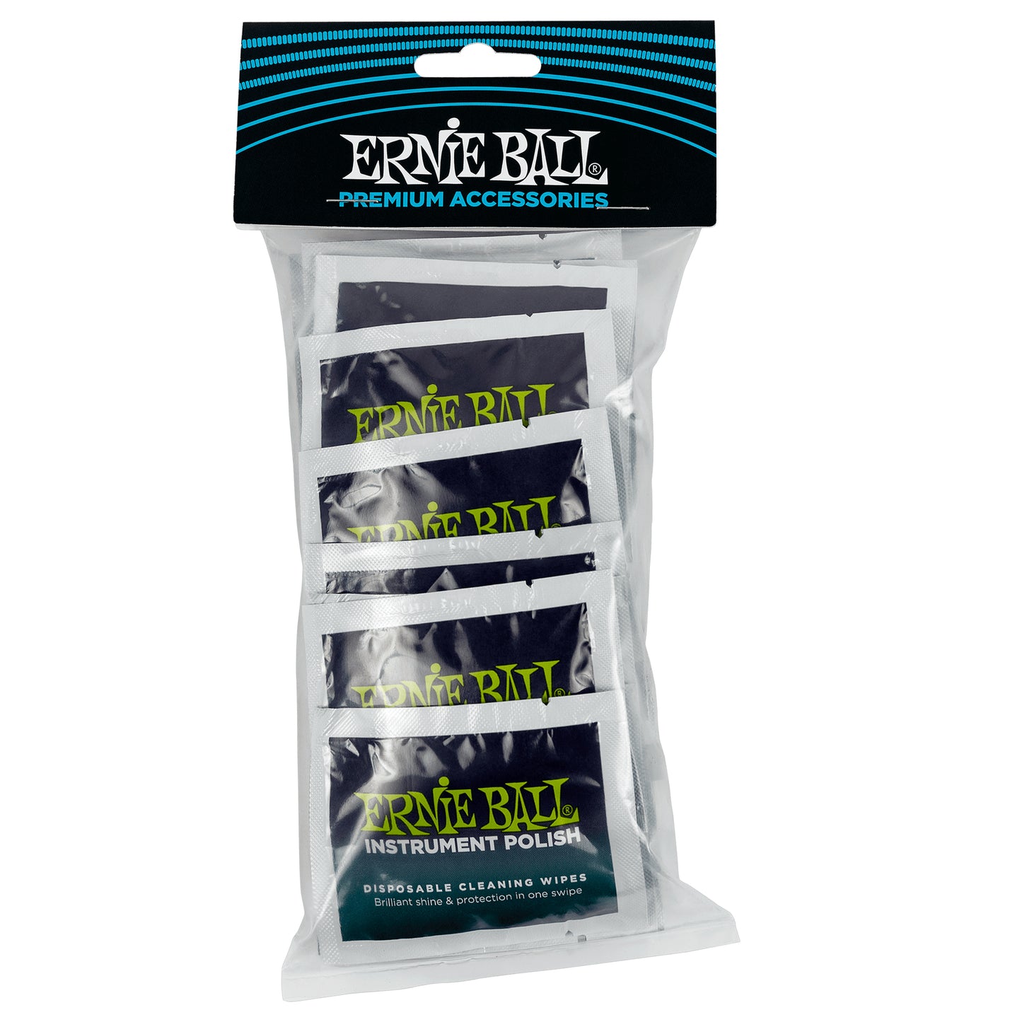 Ernie Ball Wonder Wipes Instrument Polish 20 Pack  