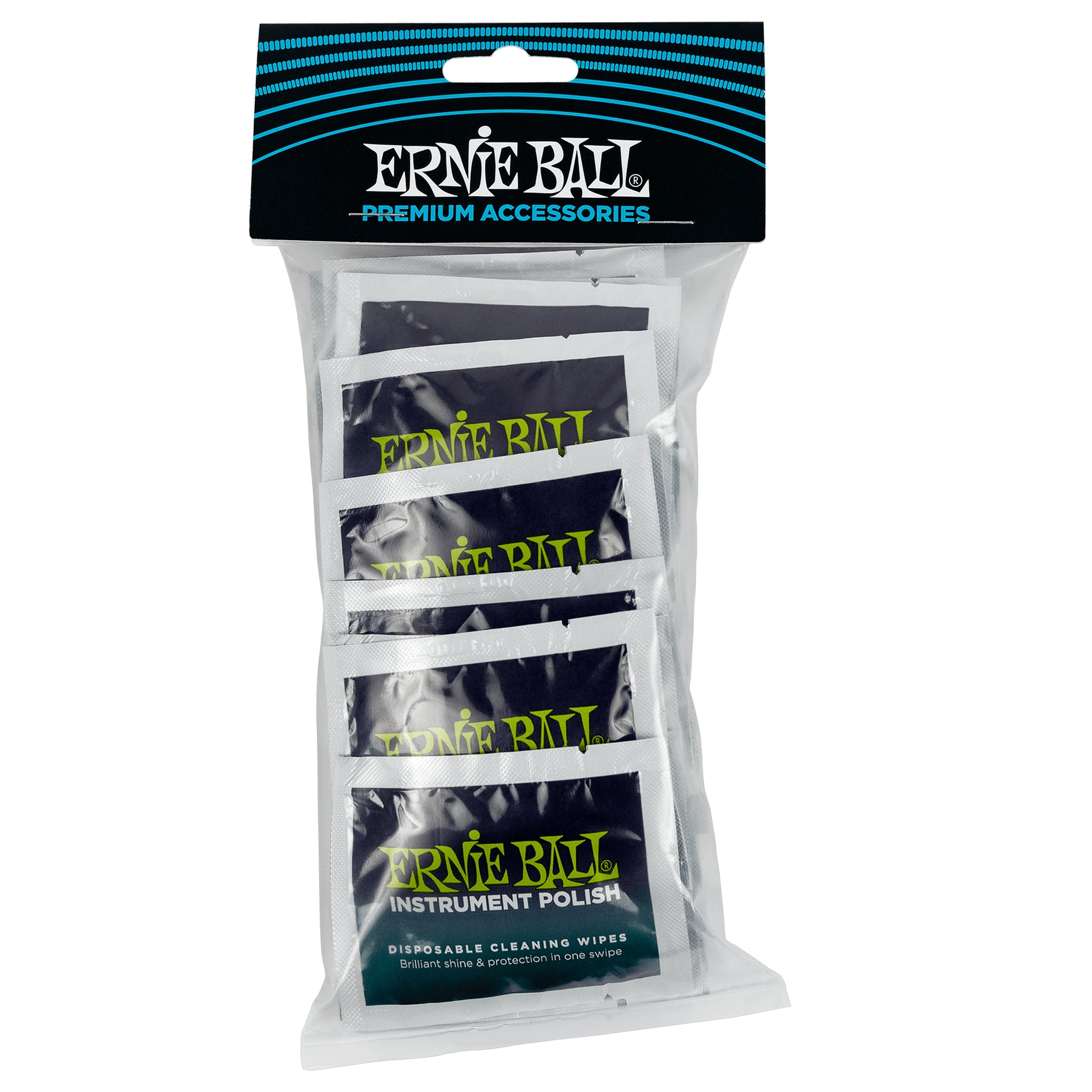 Ernie Ball Wonder Wipes Instrument Polish 20 Pack  