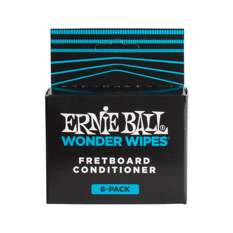 Ernie Ball Wonder Wipes Fretboard Conditioner 6 Pack