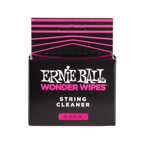 Ernie Ball Wonder Wipes String Cleaner 6 Pack