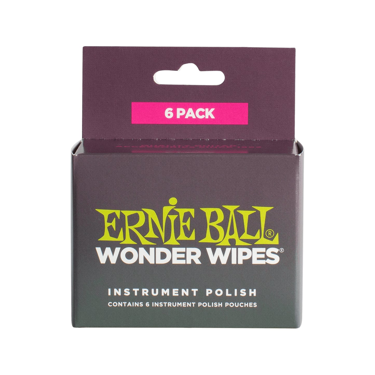 Ernie Ball Wonder Wipes Instrument Polish 6 Pack