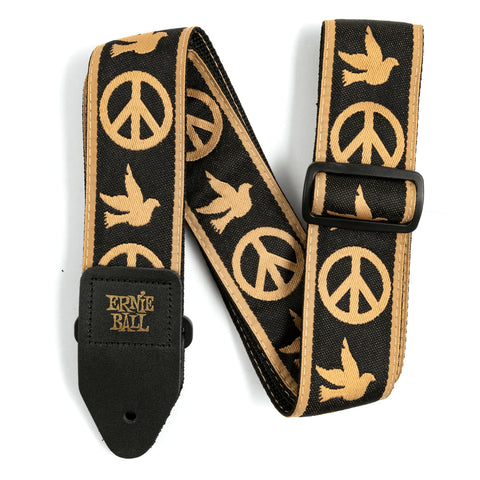 Ernie Ball Peace Love Dove Jacquard Strap