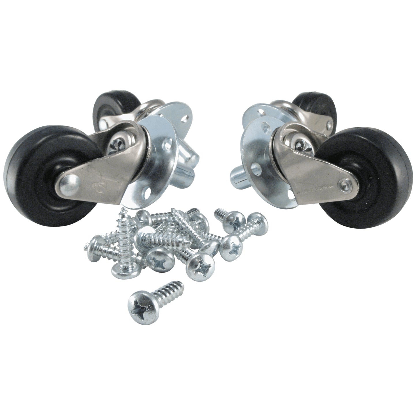 Ernie Ball Amp Caster Set Deluxe Pop-in Socket  