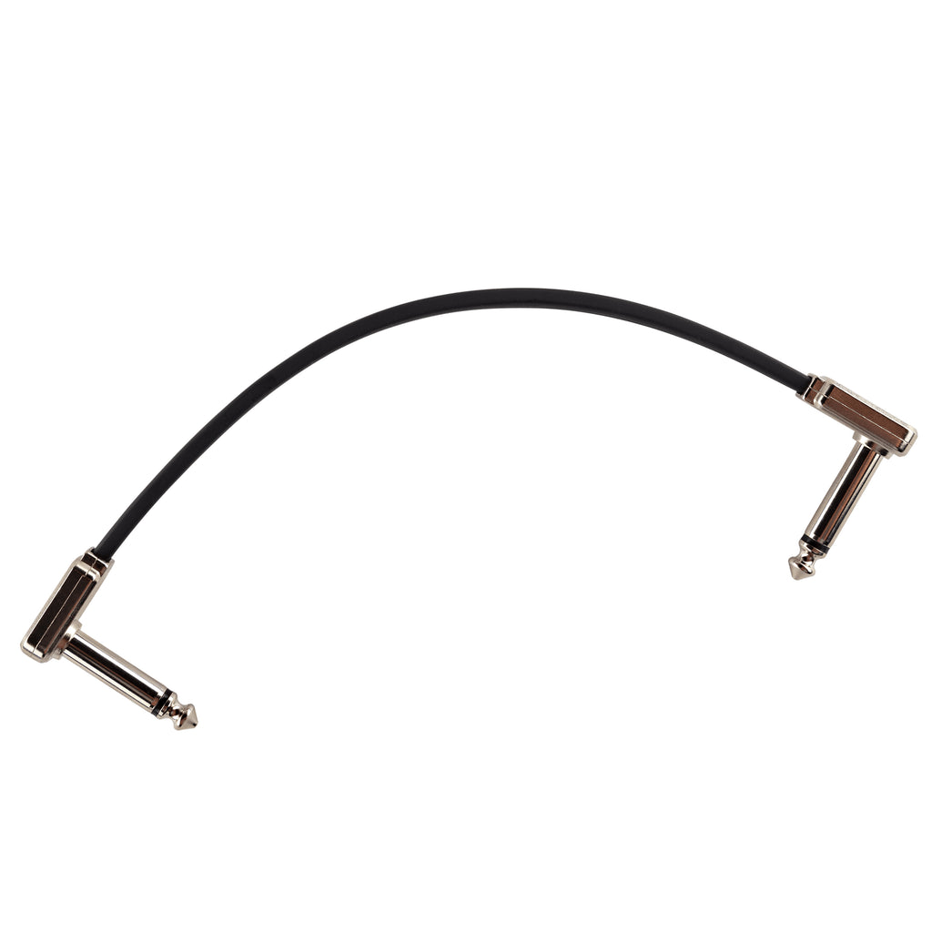 Ernie Ball 6” Single Flat Ribbon Patch Cable - Black
