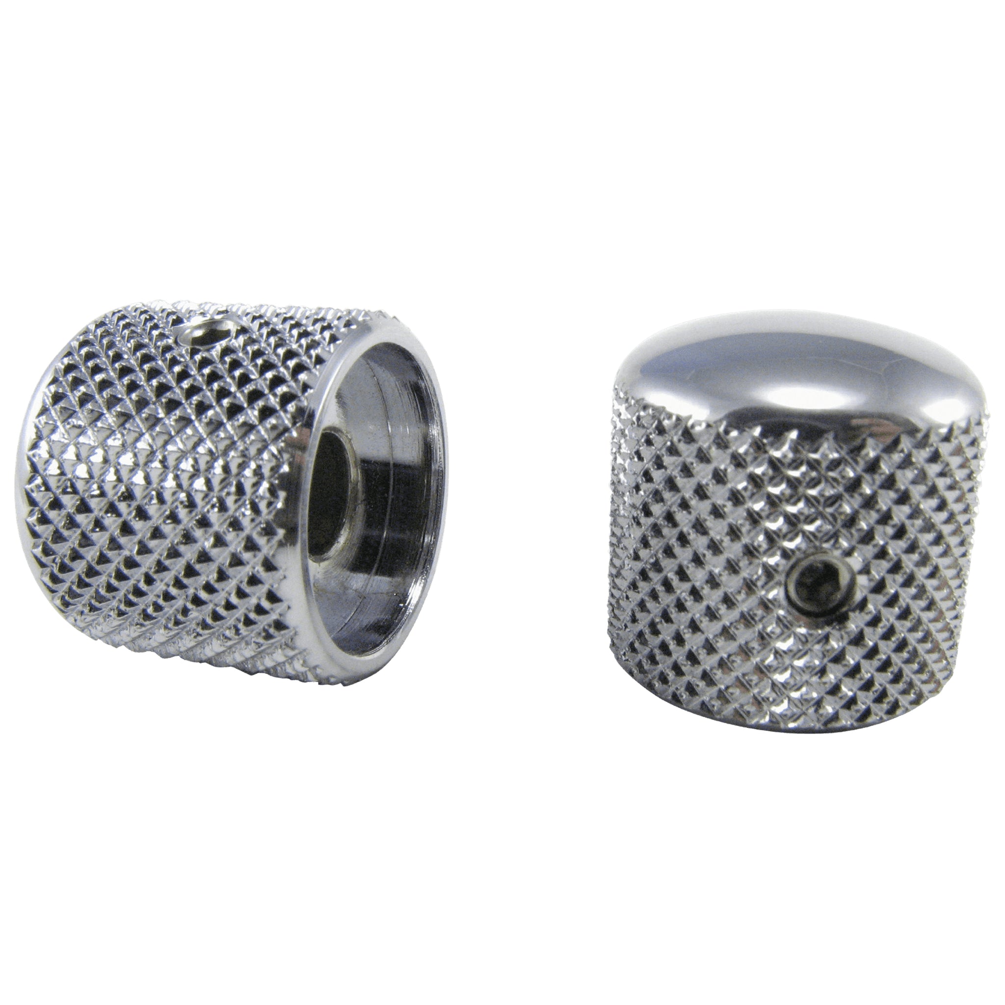 Ernie Ball Tele-style Knobs Chrome Plated Brass Set of 2  