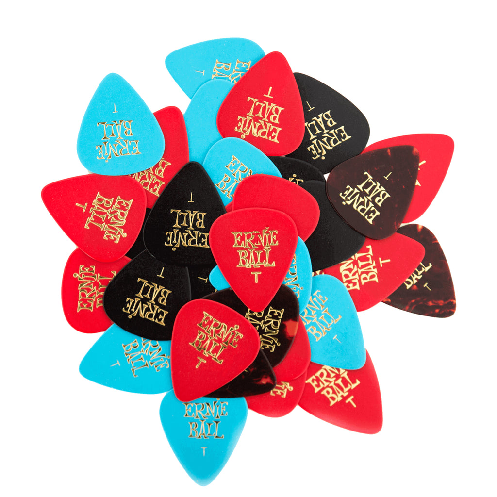 Ernie Ball Thin Assorted Cellulose Picks, bag of 144