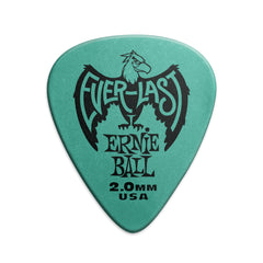 Ernie Ball 2.0mm Teal Everlast Picks 12-pack