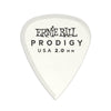 Ernie Ball 2.0mm White Standard Prodigy Picks 6-pack