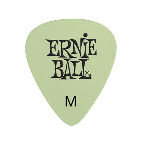 Ernie Ball Super Glow Cellulose Picks Medium 12-pack