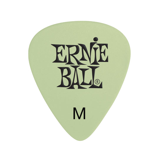 Ernie Ball Super Glow Cellulose Picks Medium 12-pack
