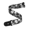 D'Addario Digital Camo Guitar Strap, Black