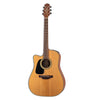Takamine P3DC LH Dreadnought Left Handed Acoustic Electric Guitar w Case Natural