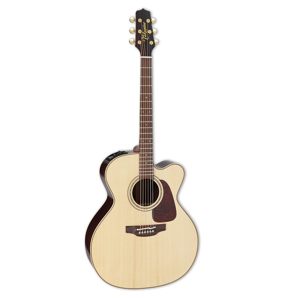 Takamine P5JC Jumbo Cutaway Acoustic Electric Guitar With Case, Natural Gloss